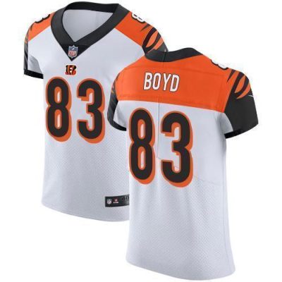 Nike Bengals #83 Tyler Boyd White Stitched NFL Vapor Untouchable Elite Jersey