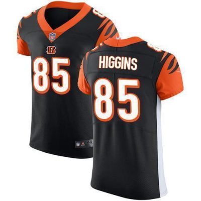 Nike Bengals #85 Tee Higgins Black Team Color Stitched NFL Vapor Untouchable Elite Jersey