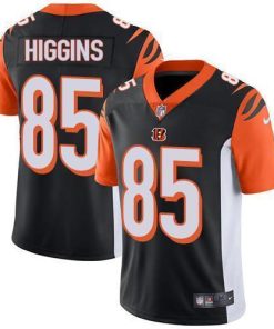 Nike Bengals #85 Tee Higgins Black Team Color Stitched NFL Vapor Untouchable Limited Jersey