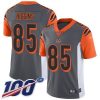 Nike Bengals #85 Tee Higgins Silver Stitched NFL Limited Inverted Legend 100th Season Jersey