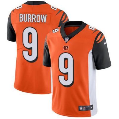 Nike Bengals #9 Joe Burrow Orange Alternate Stitched NFL Vapor Untouchable Limited Jersey