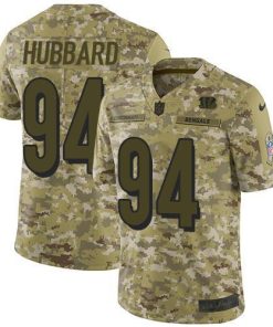 Nike Bengals #94 Sam Hubbard Camo Stitched NFL Limited 2018 Salute To Service Jersey