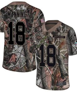 Nike Broncos #18 Peyton Manning Camo Stitched NFL Limited Rush Realtree Jersey