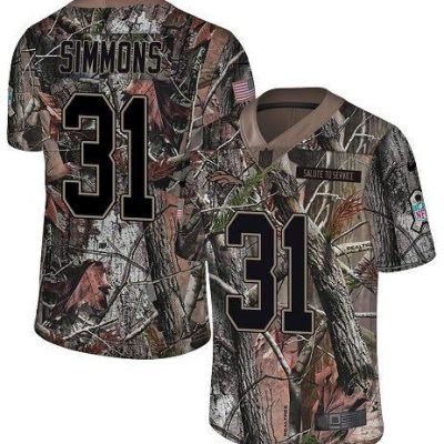 Nike Broncos #31 Justin Simmons Camo Stitched NFL Limited Rush Realtree Jersey
