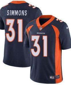Nike Broncos #31 Justin Simmons Navy Blue Alternate Stitched NFL Vapor Untouchable Limited Jersey