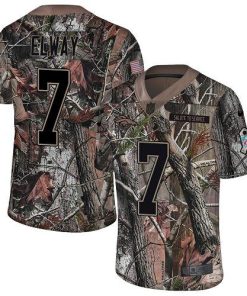 Nike Broncos #7 John Elway Camo Stitched NFL Limited Rush Realtree Jersey