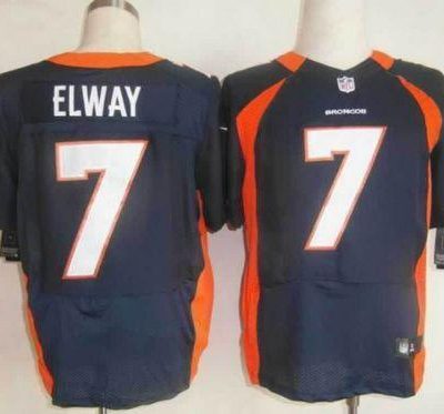 Nike Broncos #7 John Elway Navy Blue Alternate Stitched NFL Elite Jersey