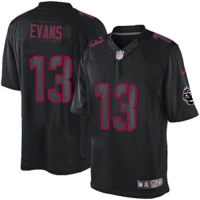 Nike Buccaneers #13 Mike Evans Black Stitched NFL Impact Limited Jersey