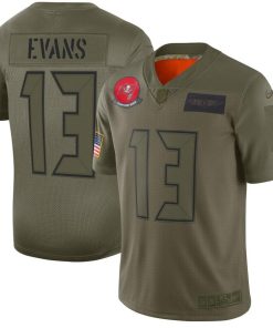 Nike Buccaneers #13 Mike Evans Camo Stitched NFL Limited 2019 Salute To Service Jersey
