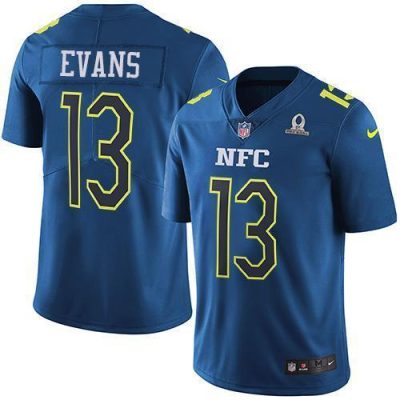Nike Buccaneers #13 Mike Evans Navy Stitched NFL Limited NFC 2017 Pro Bowl Jersey