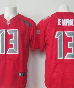 Nike Buccaneers #13 Mike Evans Red Stitched Rush Jersey