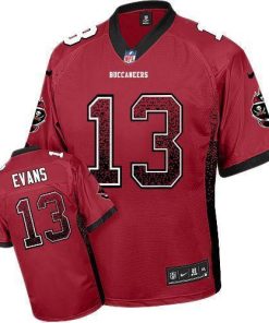 Nike Buccaneers #13 Mike Evans Red Team Color Stitched Drift Fashion Jersey
