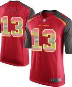 Nike Buccaneers #13 Mike Evans Red Team Color Stitched NFL Limited Strobe Jersey