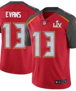 Nike Buccaneers #13 Mike Evans Red Team Color Super Bowl LV Bound Stitched NFL Vapor Untouchable Limited Jersey