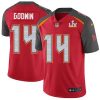 Nike Buccaneers #14 Chris Godwin Red Team Color Super Bowl LV Bound Stitched NFL Vapor Untouchable Limited Jersey