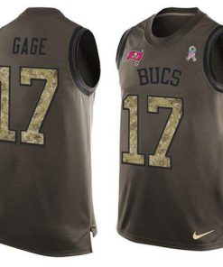 Nike Buccaneers #17 Russell Gage Green Stitched NFL Limited Salute To Service Tank Top Jersey