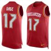 Nike Buccaneers #17 Russell Gage Red Team Color Stitched NFL Limited Tank Top Jersey