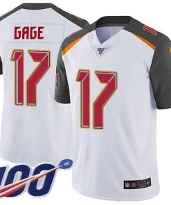 Nike Buccaneers #17 Russell Gage White Stitched NFL 100th Season Vapor Untouchable Limited Jersey