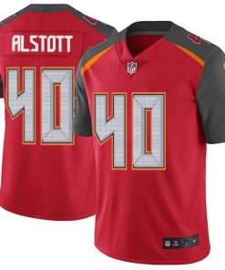 Nike Buccaneers #40 Mike Alstott Red Team Color Stitched NFL Vapor Untouchable Limited Jersey