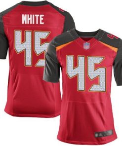 Nike Buccaneers #45 Devin White Red Team Color Stitched NFL New Elite Jersey