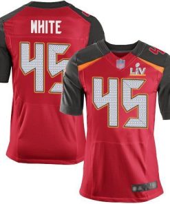 Nike Buccaneers #45 Devin White Red Team Color Super Bowl LV Bound Stitched NFL Vapor Untouchable Elite Jersey