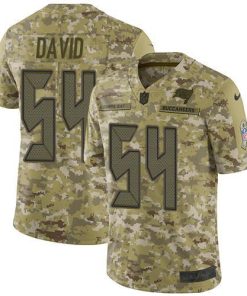 Nike Buccaneers #54 Lavonte David Camo Stitched NFL Limited 2018 Salute To Service Jersey