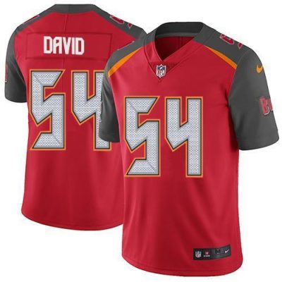 Nike Buccaneers #54 Lavonte David Red Team Color Stitched NFL Vapor Untouchable Limited Jersey