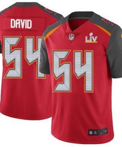 Nike Buccaneers #54 Lavonte David Red Team Color Super Bowl LV Bound Stitched NFL Vapor Untouchable Limited Jersey