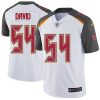Nike Buccaneers #54 Lavonte David White Stitched NFL Vapor Untouchable Limited Jersey