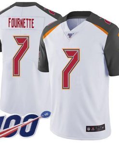 Nike Buccaneers #7 Leonard Fournette White Stitched NFL 100th Season Vapor Untouchable Limited Jersey