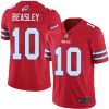 Buffalo Bills #10 Cole Beasley Red Stitched NFL Limited Rush Jersey