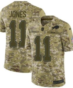 Buffalo Bills #11 Zay Jones Camo Stitched NFL Limited 2018 Salute To Service Jersey