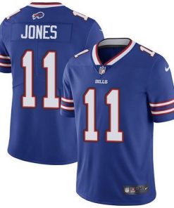 Buffalo Bills #11 Zay Jones Royal Blue Team Color Stitched NFL Vapor Untouchable Limited Jersey