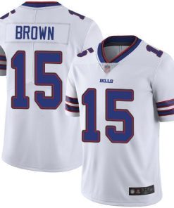 Buffalo Bills #15 John Brown White Stitched NFL Vapor Untouchable Limited Jersey