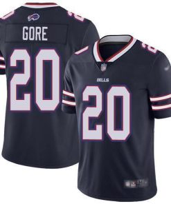 Buffalo Bills #20 Frank Gore Navy Stitched NFL Limited Inverted Legend Jersey