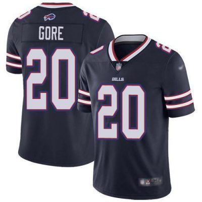 Buffalo Bills #20 Frank Gore Navy Stitched NFL Limited Inverted Legend Jersey