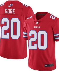 Buffalo Bills #20 Frank Gore Red Stitched NFL Elite Rush Jersey