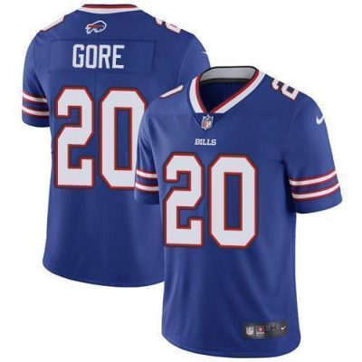 Buffalo Bills #20 Frank Gore Royal Blue Team Color Stitched NFL Vapor Untouchable Limited Jersey