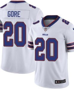Buffalo Bills #20 Frank Gore White Stitched NFL Vapor Untouchable Limited Jersey