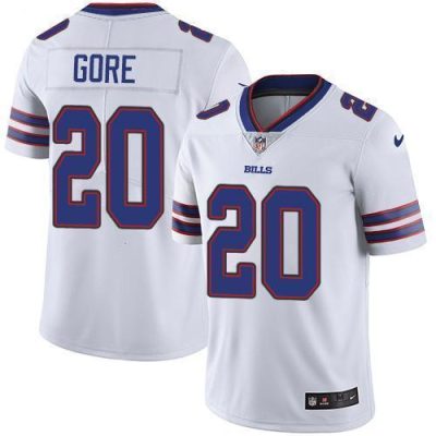 Buffalo Bills #20 Frank Gore White Stitched NFL Vapor Untouchable Limited Jersey