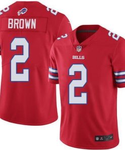 Buffalo Bills #2 John Brown Red Stitched NFL Elite Rush Jersey
