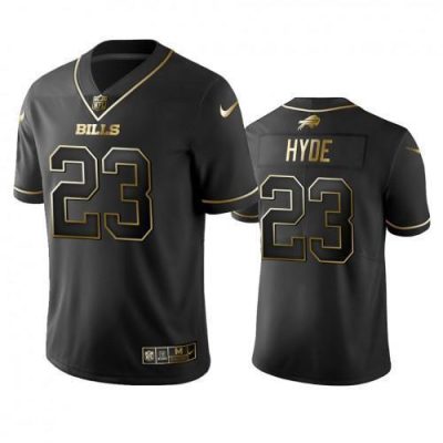 Buffalo Bills #23 Micah Hyde Black Golden Limited Edition Stitched NFL Jersey