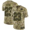 Buffalo Bills #23 Micah Hyde Camo Stitched NFL Limited 2018 Salute To Service Jersey
