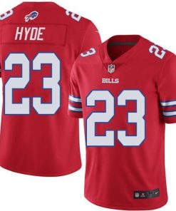 Buffalo Bills #23 Micah Hyde Red Stitched NFL Limited Rush Jersey