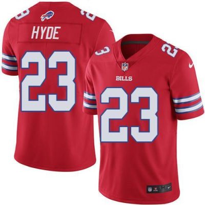 Buffalo Bills #23 Micah Hyde Red Stitched NFL Limited Rush Jersey