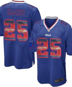 Buffalo Bills #25 LeSean McCoy Royal Blue Team Color Stitched NFL Limited Strobe Jersey