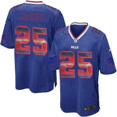 Buffalo Bills #25 LeSean McCoy Royal Blue Team Color Stitched NFL Limited Strobe Jersey