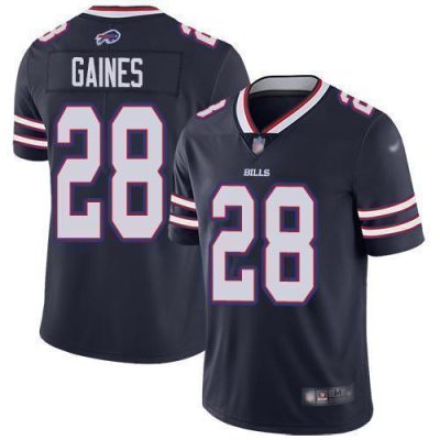 Buffalo Bills #28 E.J. Gaines Navy Stitched NFL Limited Inverted Legend Jersey