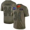 Buffalo Bills #34 Thurman Thomas Camo Stitched NFL Limited 2019 Salute To Service Jersey