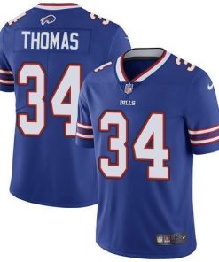Buffalo Bills #34 Thurman Thomas Royal Blue Team Color Stitched NFL Vapor Untouchable Limited Jersey